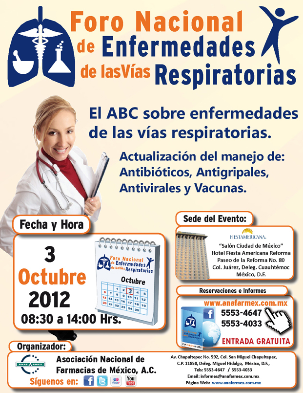 Invitación Foro Nacional de Enfermedades de las Vías Respiratorias