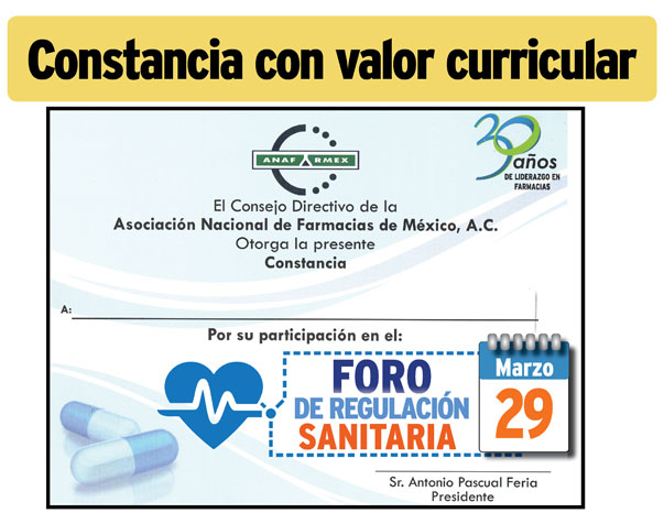 Invitación al Foro de Regulación Sanitaria