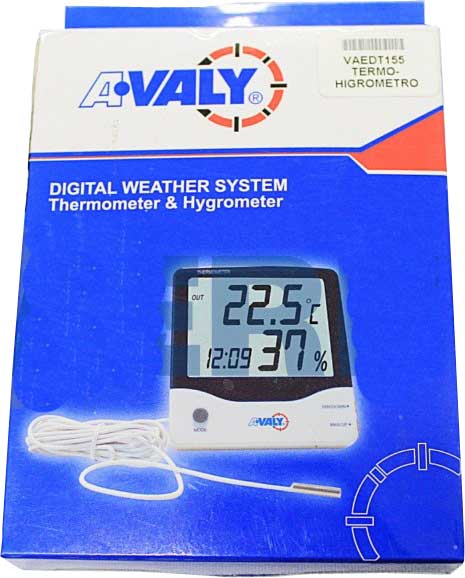 TERMÓMETRO AVALY 30 A 30ºC PARA REFRIGERADOR Y CONGELADOR – REACSA