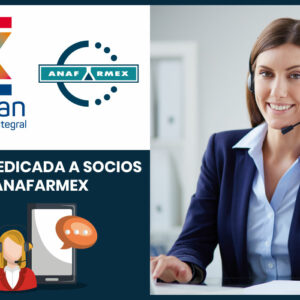 Línea dedicada a socios Anafarmex